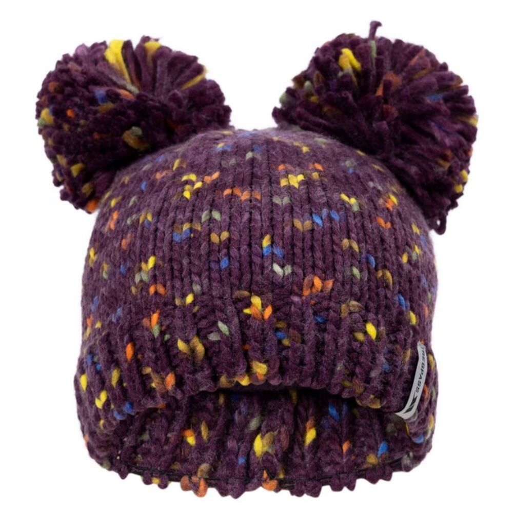 Trespass Childrens/Kids Ted Pom Pom Beanie / Potent Purple